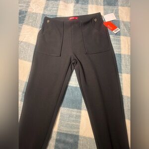 New with tags, black stretch waist pants